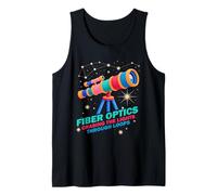 Fiber Optics Chasing The Lights Through Loops Tank Top