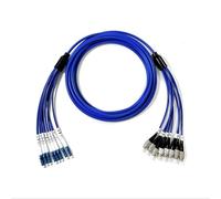 Fiber Patch Cord SM Blue 8C 350m-500M 8 Core Armored SC LC FC ST A Singlemode 8 Fiber Optic Jumper Cable 400M450M(400m ST-ST)