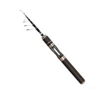 Fiber Telescopic Fishing Rod Reel Set, 1.5-2.4M Feeder Rod FOR Combo Spinnings/Casting Carbon Fiber Fishing Rod UL/ML(UL straight handle 1.8)