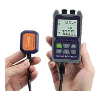 Fiber Tester, Mini 4 In 1 Optical Power Meter High-precision Red Light Integrated Machine Visual Fault Locator Network Cable Test 5km 15km30km(OP50AP-TV15)
