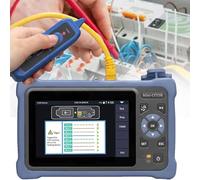 Fiber Tester Network Cable Tester Touch Screen VFL OLS OPM Ethernet Cable Tester Power Meter with Event Map and Cable Testing Features