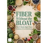 Fiber Without the Bloat: 80 High-Fiber, High-Protein Simple Ingredient Recipes for Every Meal: 80 Easy Preparation Cooking Recipes for Lunch, Snacks and Meals full of FIBER and HEALTHY choices.