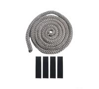 Fiberglass 2M Fireplace Sealing Rope for Wood Stove Door with Flexible Seal, Suitable for Chimneys, Boilers, and Industrial Furnaces (14mm*2m)