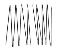 Fiberglass Camping Tent Pole Bars 2PCS Set for Replacement Use on Single Double Triple Quadruple Six and Eight Person Tents (435)