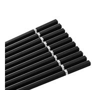 Fiberglass Chopsticks 10 Pairs Dishwasher Safe Food Grade PET+Glass Fiber Alloy Chinese Style Set,9.4 Inch