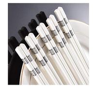 Fiberglass Chopsticks 5 Pairs Ceramic Reusable Porcelain Chinese Japanese ,Dishwasher Safe Chop Sticks