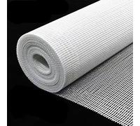 Fiberglass Concrete Reinforcement Mesh Roll for Wall Repair, Anti-Cracking & Plastering(30mx0.5cm)