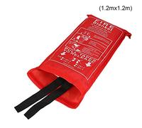 Fiberglass Emergency Fire Safety Blanket Heavyweight Flame Retardant Fireproof Blanket for Kitchen Camping Fireplace Grill Car Office Restaurants White 1x1m 1.2x1m 1.5x1.5m (1.2mx1.2M)