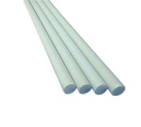 Fiberglass Epoxy Bar 4pcs 1m White Solid Glassfiber Plant Support Rod, 0.8/1/1.2mm Diameter Fiberglass Rods, Elastic(0.8mm)