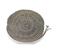 Fiberglass Fire Rope Seal for Stove Glass Doors, Boiler Chimney Door Seals, Kiln and Oven Expansion Joint Packing 10mm Width by 3mm Thickness (10mm)