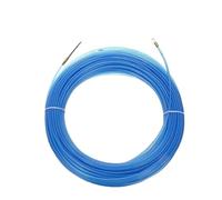 Fiberglass Fish Tape Cable Puller Blue 4mm Diameter 5m-40m Length(40m)