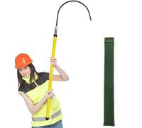 Fiberglass Insulated Rescue Hook, High Voltage Safety Tool for Emergency Live Line Maintenance & Electrical Rescue
