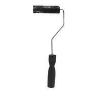 Fiberglass Laminating Bubble Roller, Aluminum Alloy Rolling Tool for Smoothing Coatings, 28x100mm