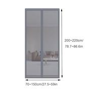 Fiberglass Magnetic Screen Door for Kitchen & Living Room Full Frame with Auto Close ct Proof Mesh for Indoor Use Easy Installation Pet Friendly