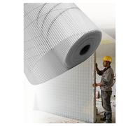 Fiberglass Mesh Roll for Stucco Repair, Wall Patch & External Insulation Reinforcement, 160g/m² 1x30m
