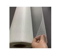 Fiberglass Mesh Roll, Wall Crack and Seam Patch Rein for Insulation and Crack Prevention of Internal and External Walls on Construction(80gx100x10000cm)