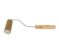 Fiberglass Roller, Fiber Glasses Repair Kit Bubble Roller Fiberglass Resin Laminating Roller Aluminum Alloy Bubble Paddle Tool Spiked Roller for Shower Bathtub Boat Repair