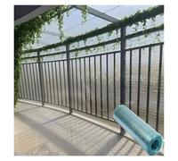 Fiberglass Roof Panels Clear Thermal Insulation Sheets Plastic Roofing for Terraces 0.8x4m/2.62x13.12ft Durable Replacement Roofing Panels