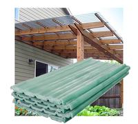 Fiberglass Roofing PanelsCorrugated Cladding for Greenhouse Carport & Garage Protection & Heat Insulation5pcs 0.9m x 0.6m (35in x 24in)