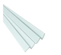 Fiberglass Square Bar Flat Strip 4pcs, 500mm Length Flat Pultruded Fiberglass Strip, Lightweight Construction(1x10x500mm)
