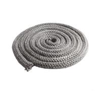 Fiberglass Stove Door Seal Rope with High Temp Glue Kit, 2.5m Heat Resistant Fire Rope Gasket for Wood Burner, Log Burner, Boiler, Industrial Oven and(2.5m*10mm)