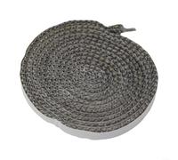 Fiberglass Stove Fire Rope for Glass Seal and Expansion Joint Packing, Thermal Shock Resistant Material for Chimney and Oven Doors, 10mm Width and 2mm Thickness (10mm)