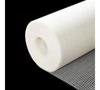 Fiberglass Stucco Repair Mesh Roll Wall Reinforcement Plastering Concrete Mesh(White,200mx0.5cm)