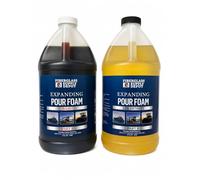 Fiberglass Supply Depot 2 Pounds Stretch Casting Foam, 2 Part Closed Cell Polyurethane Liquid Foam for Boat Flotation and Dock, Soundproofing, Void Filling