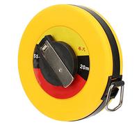 Fiberglass Tape Measure, Site Measurement Fiberglass Tape Measure Soft Rulers Building Surveying Measuring Tool for Roads, Railways, Electricity, Construction(20m / 65.6ft)