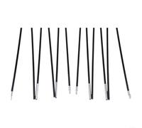 Fiberglass Tent Pole Kit 10ft Long Lasting Support Rods For 2 Person Camping Awning Frames With Internal String Easy Assembly