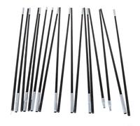 Fiberglass Tent Poles, camping tent pole replacement Suitable For Permanent Tent Poles, Foldable, Assembled, Multiple Lengths Available, Shock Cord Camping Tent Equipment(4.0m)
