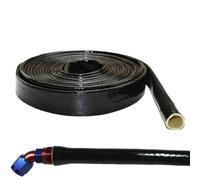 Fiberglass Thermal Sheath - Flame Retardant Silicone Coating for Cables and Pipes | 1 m Insulation for Engine Compartment and High Temperature Areas | Professional Protection