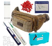 Fibershack - Fiber Cleaner Kit - Professional 7 in 1 Hard shell Fiber Optic Cleaning kit for Flawless Fiber Cleaning Results