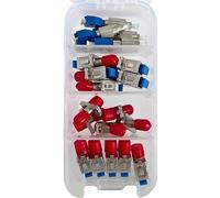 FiberShack - Fiber Optic Adapter & Variable Attenuator Kit. Contains 3 Styles Adapter (ST,SC,FC) & 2 Variable Attenuators (LC & ST). for Single-Mode Multi-Mode Cables