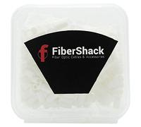 Fibershack - LC Fiber Optic Dust Caps. 200 x 1.25mm LC Dust Caps in a Snap Lock Case for LCUPC Fiber Cables and End Faces