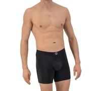 Fibershirts® Men's Boxer Briefs - Anti-Sweat Boxer - 100% No Sweat Stains - Men's Micromodal Briefs, Soft, Absorbent and Breathable Fabric, SILVADUR Technology, Black/White, S