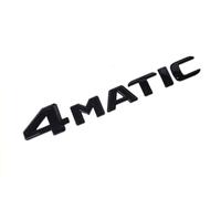 fibhyrtingy 3D Car Logo ABS Emblem Decal for Side Fender Rear Trunk Emblem Badge Compatible With E C S GLC GLA GLS CLA W204 W205 W212 X156 Sticker Accessories (Black)