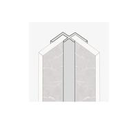 Fibo 2.4m Internal Corner Profile Finish: Aluminium 2.4m Internal Corner Profile