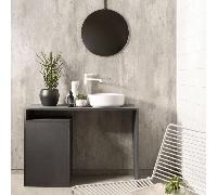 Fibo Signature Bathroom Wall Panel 2400mm x 600mm Finish: Cracked Ceme Fibo Signature Bathroom Wall Panels