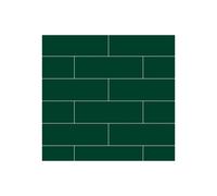 Fibo Urban Wall Panels - Bottle Green (Metro Brick) - Pack of 2 Pack Size: Pack of 2