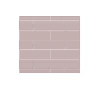 Fibo Urban Wall Panels - Dusky Pink (Metro Brick) - Pack of 2 Pack Size: Pack of 2