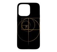 Fibonacci Golden Ratio Circle Geometry Math Mathematics Case for iPhone 15 Pro Max
