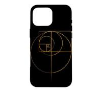 Fibonacci Golden Ratio Circle Geometry Math Mathematics Case for iPhone 16 Pro Max