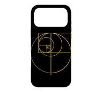 Fibonacci Golden Ratio Circle Geometry Math Mathematics Case for iPhone 17 Pro Max
