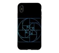 Fibonacci Golden Ratio Circle Spiral Geometry Mathematics Case for iPhone XS Max