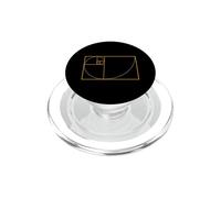 Fibonacci Golden Ratio Geometry Lover Mathematics Math Lover PopSockets PopGrip for MagSafe