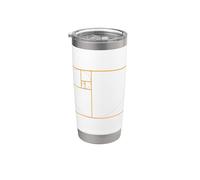 Fibonacci Golden Ratio Geometry Lover Mathematics Math Lover Stainless Steel Insulated Tumbler