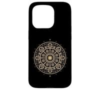 Fibonacci Golden Sacred Geometry Mandala Spiral Fractal Art Case for iPhone 15 Pro
