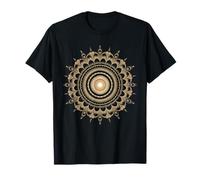 Fibonacci Golden Sacred Geometry Mandala Spiral Fractal Art T-Shirt