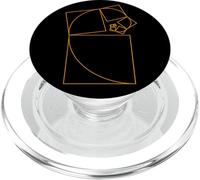 Fibonacci Golden Section Fractal PopSockets PopGrip for MagSafe